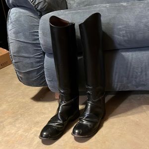 English tall boots